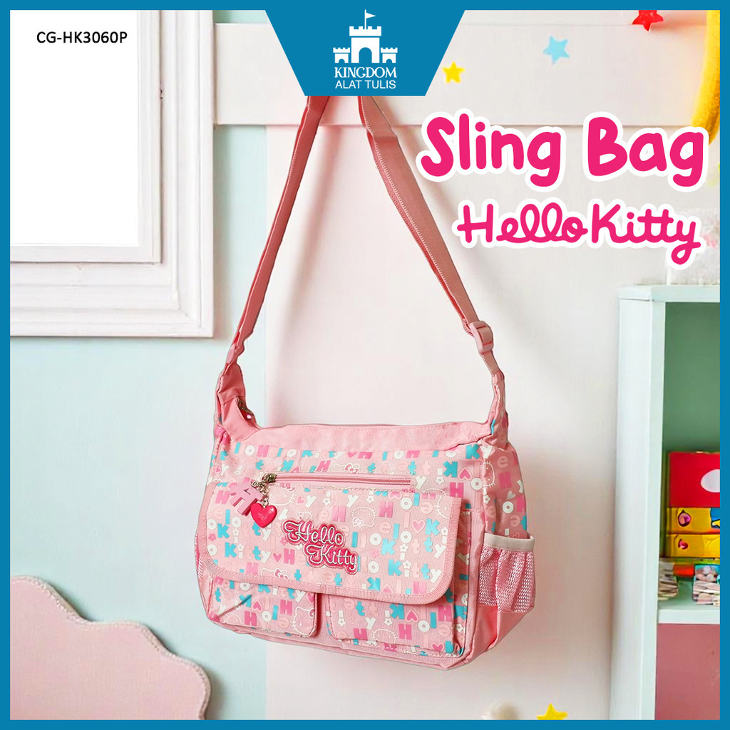 Tas Selempang Women Sling Bag Karakter Hello Kitty CG-HK3060