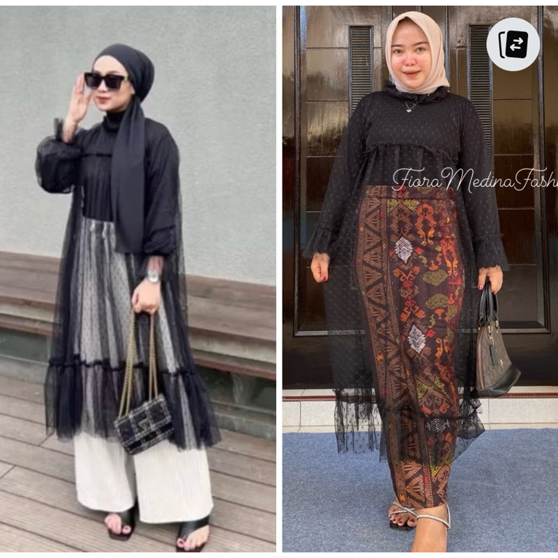BAHAN PREMIUM / FIORA - OUTER TILE DOTTY / OUTER DOTTY / OUTER BROKAT tille dotty /Outer KOndangan