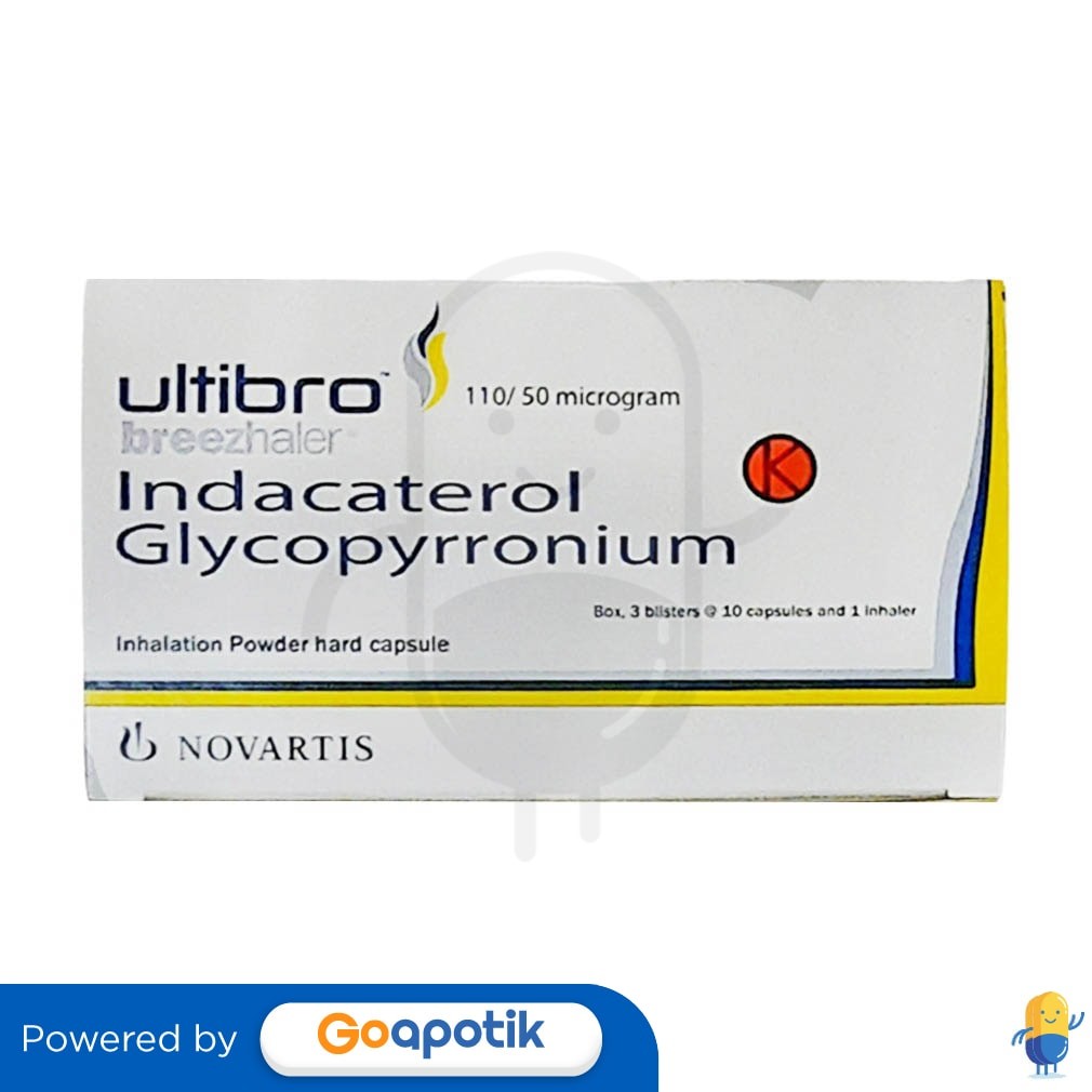 Ultibro Breezehaler Box 30 Kapsul + 1 Inhaler