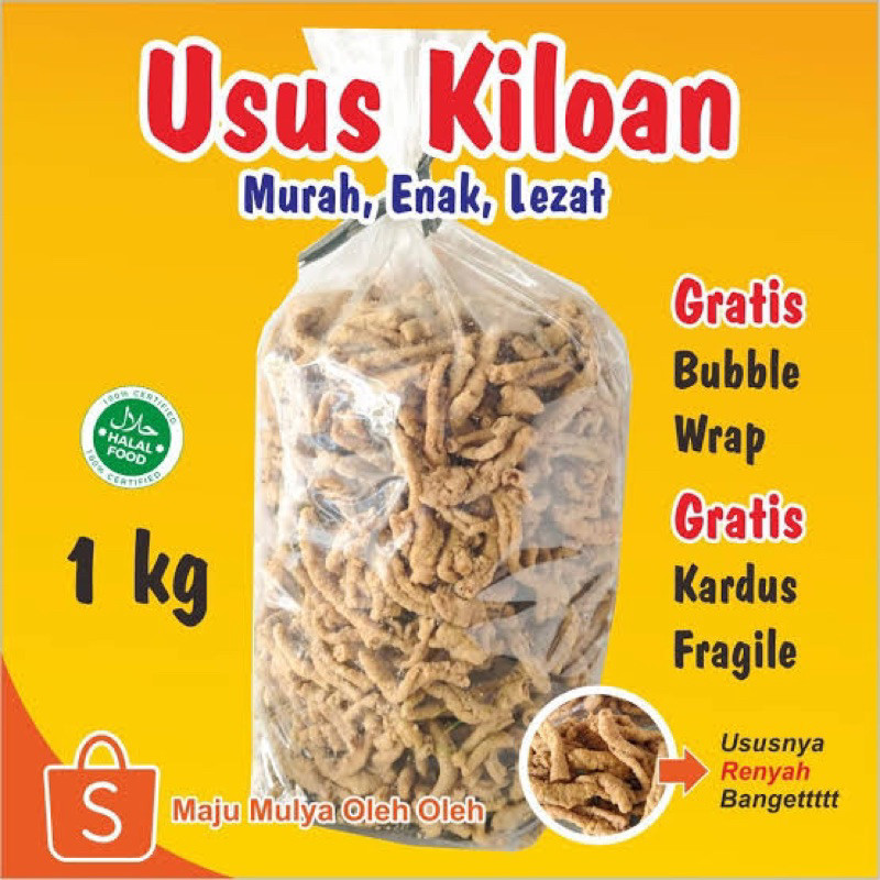 

KERIPIK USUS KRISPI 1 KG (HARGA GROSIR) (ORIGINAL / PEDAS DAUN JERUK / BALADO / KEJU)