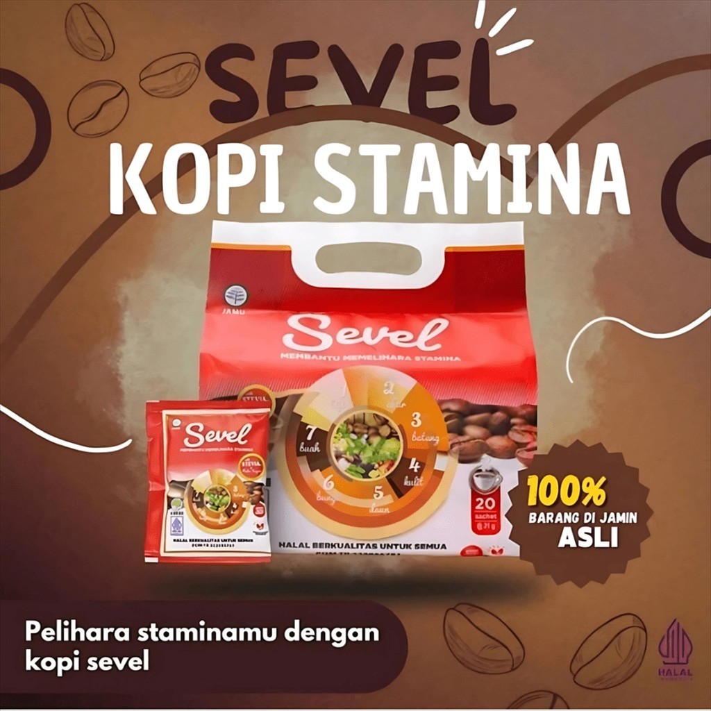 

GARANSI Kopi Sevel HNI – Kopi Herbal 7 in 1 | Kopi Sehat, Tingkatkan Stamina & Vitalitas