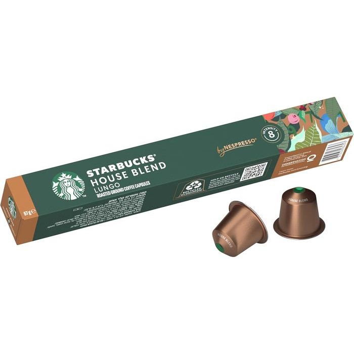 

Nespresso Starbucks Coffee Capsule Capsules Kopi Kapsul Lungo Espresso - STARBUCKS LUNGO