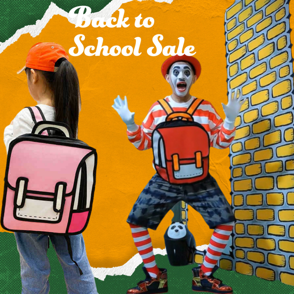 RIMA_SHOP.IDChicbags-[READY]Tas Cartoon 3D Tas 3 Dimensi Dewasa Ransel Kartun 3d Untuk Anak Ransel K