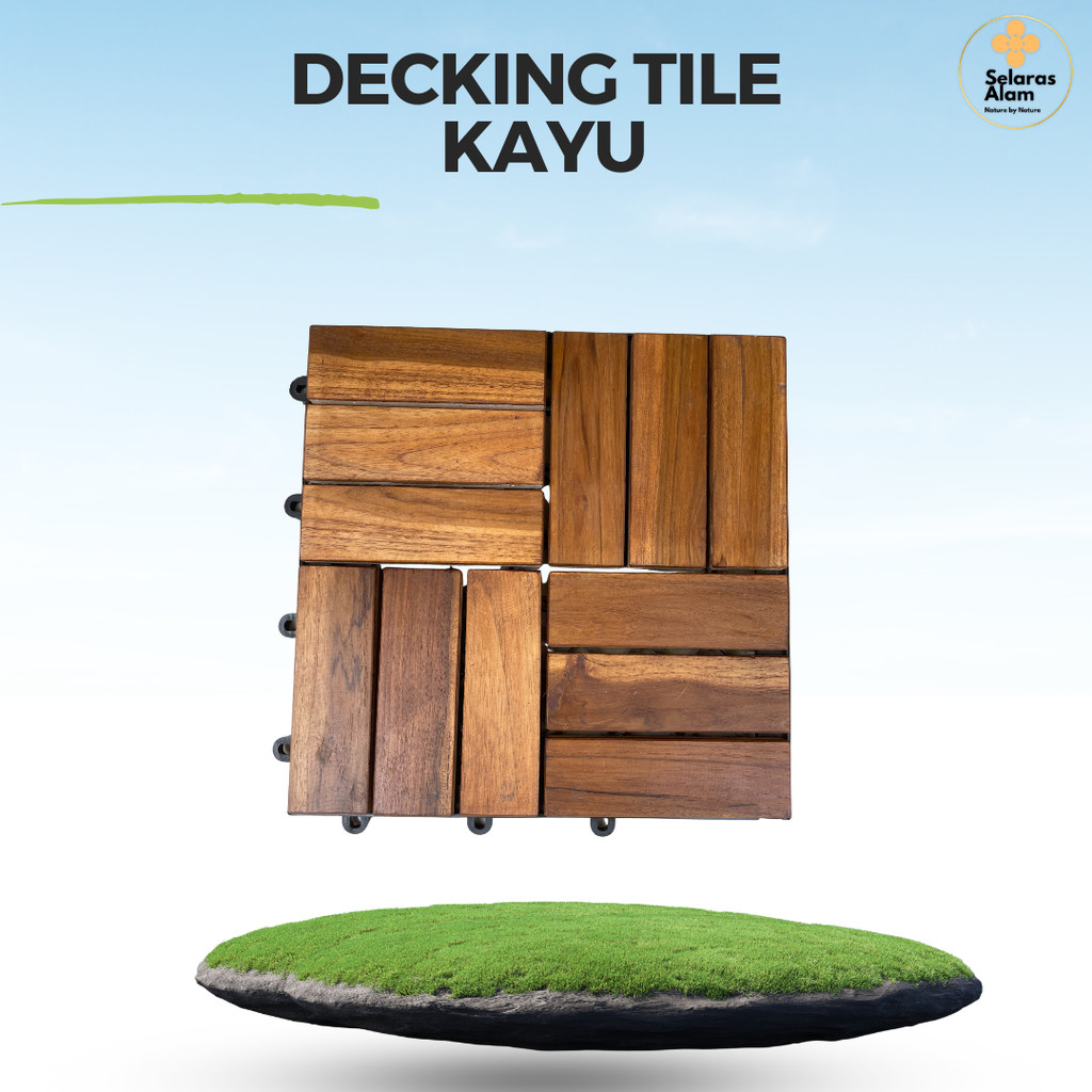 LANTAI MOTIF KAYU MODULAR BONGKAR PASANG /TATAKAN ALAS KAYU