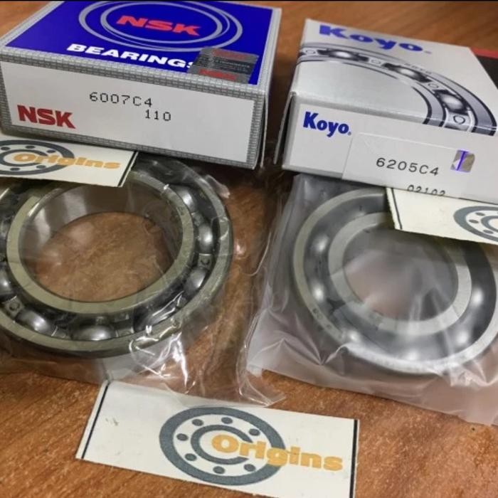 BEARING KRUK AS HONDA BEAT 6205 C4 6007 C4 SET ORIGINAL JAPAN    Untuk stok yg ready saat ini 6205 c