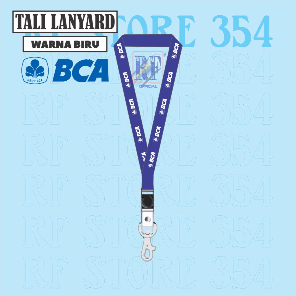 

TALI LANYARD BANK BCA - TALI GANTUNGAN BCA BANK CENTRAL ASIA - TALI ID CARD GANTUNGAN KUNCI GANTUNGAN FLASHDISK GANTUNGAN NAMETAG TALI LANYARD BEST SELLER COD
