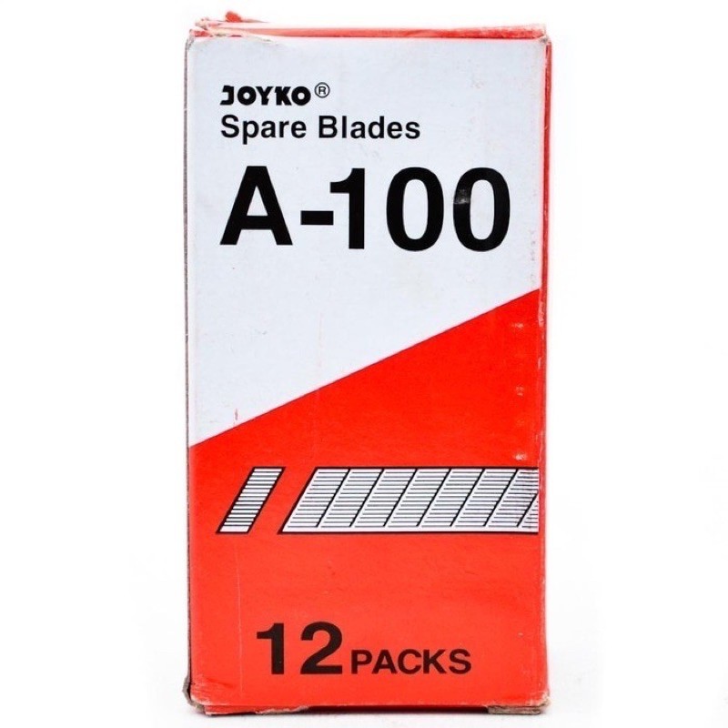 

(PER TUBE) Cutter Blade Refill Isi Pisau Pemotong Joyko A-100 1 Tube 5 Pcs