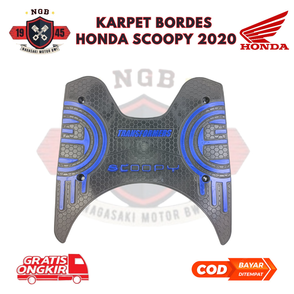 Karpet Bordes Motor Honda Scoopy 2020 - Karpet Bordes Scoopy 2020 - Karpet Motor Keset Motor Origina