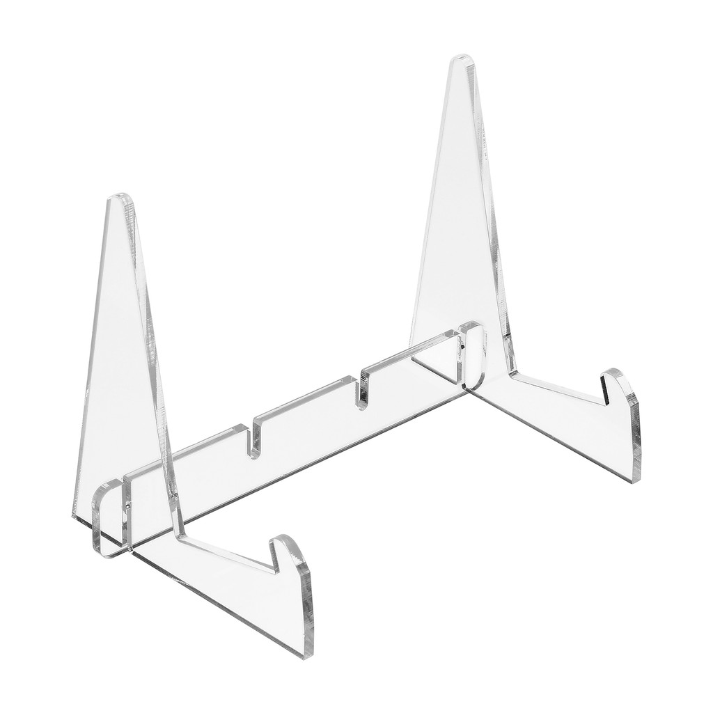 

1Pcs Clear Acrylic Display Stand Holder 114mm Height Book Stand Acrylic Detachable Desktop Book Display Holder for Reading Rack