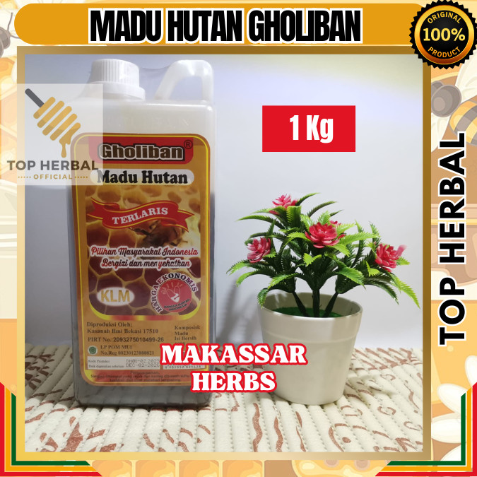 

MADU HUTAN GHOLIBAN KALIMANTAN 1KG - Asli Original 100% Madu Murni Alami Berkualitas Tinggi Kaya Manfaat Untuk Kesehatan - Makassar Gholiban