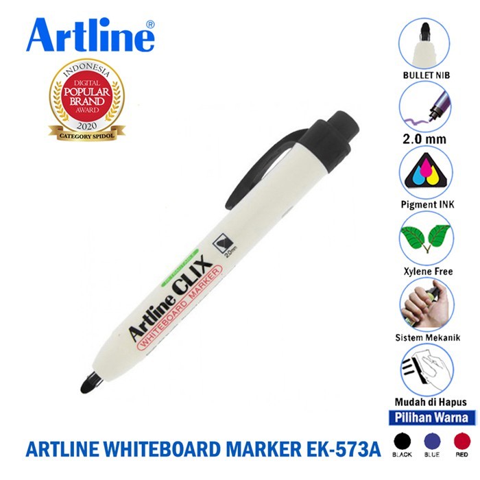 

ARTLINE SPIDOL WHITEBOARD CLIX EK-573A 2.0MM