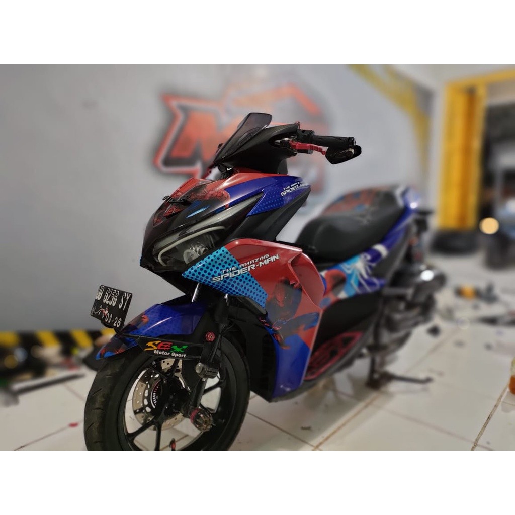 Stiker Aerox 155 Decal STICKER Yamaha Aerox Connected 155 Full body ABS AllNew All New Motif Polos