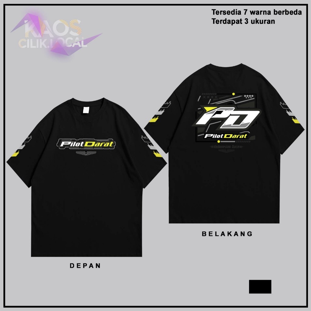 Kaos Atasan Anak Baju Anak Laki laki perempuan Baju Kaos Distro Anak Motif Pilot Darat Digital Print