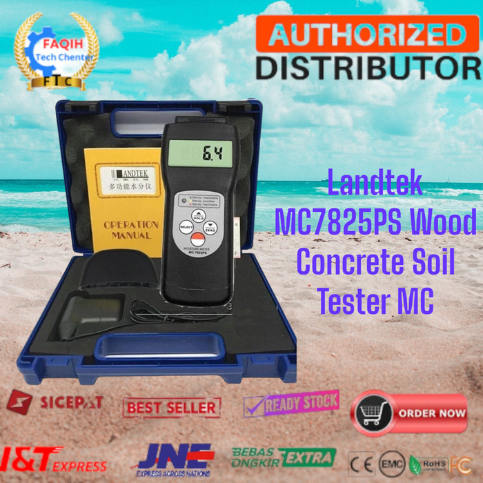 

Moisture Meter MC-7825PS Landtek MC7825PS Wood Concrete Soil Tester MC