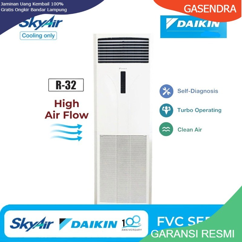 Ac Floor Standing Daikin FVC85AV14+RC85AV14 (WR) 3.5PK - AV/L (1phase) AY/L (3Phase)