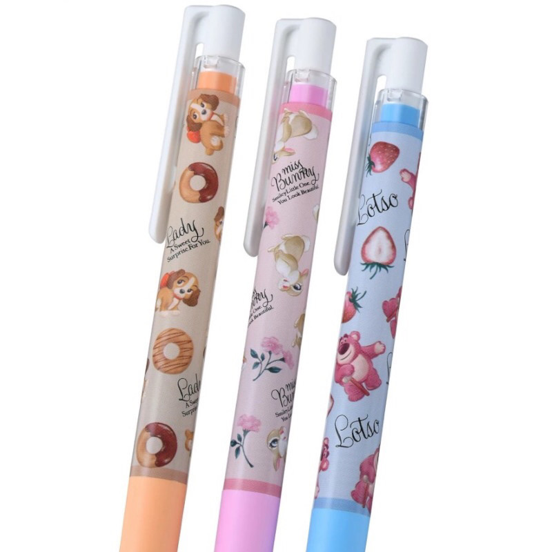 

Pilot Juice Up Disney Lady Tramp Thumper Lotso SET isi 3 Gel Ink Pen 0.4mm Japan Disney Store Exclusive Limited Edition