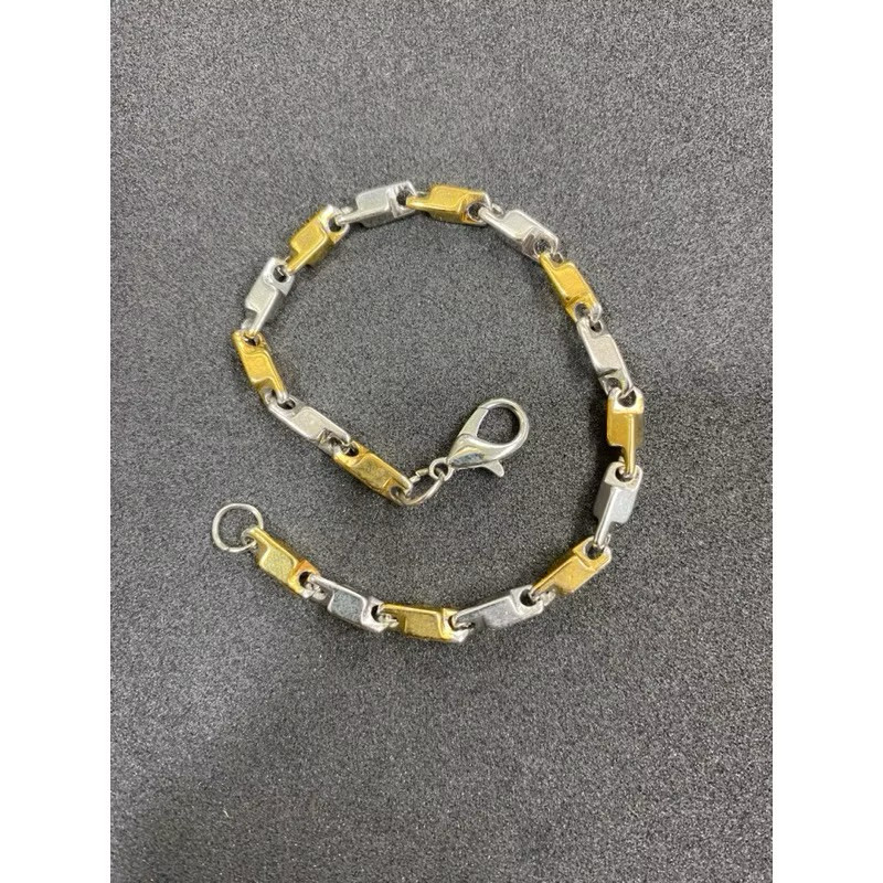 [COD]GELANG RANTAI KOMBINASI TITANIUM 100% Pria Wanita