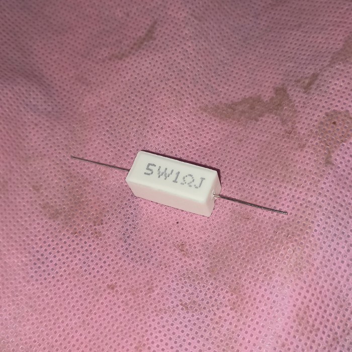 

R kapur 1ohm 1 ohm 1R ohm 5w 5watt 5 watt Resistor 5wat wat A