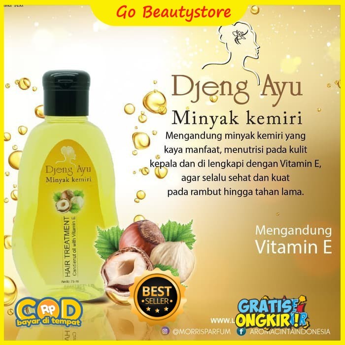 DJENG AYU MINYAK KEMIRI ORIGINAL BPOM 75ML - MINYAK KEMIRI DJENG AYU ORIGINAL BPOM