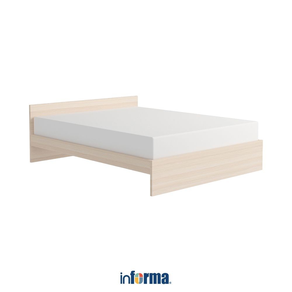 Informa 160x200 cm Rana Tempat Tidur - Cokelat Oak Bed Ranjang Kasur Perabot Tidur Furniture Dipan R