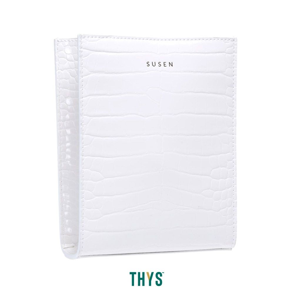 Susen Tas Selempang Croco Flat Pouch 2006 - Krem