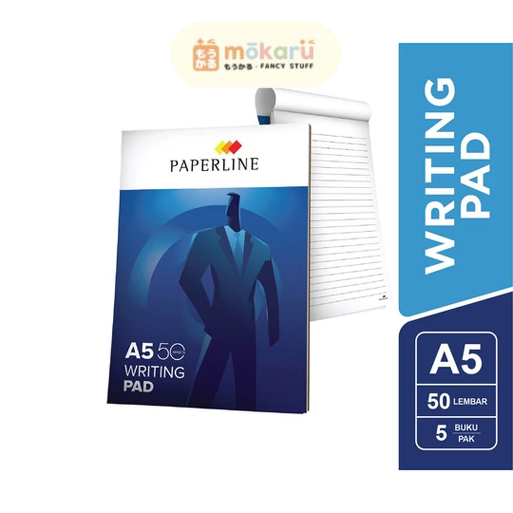

Paperline Writing Pad A5 50 Sheets/ Buku Notes Murah