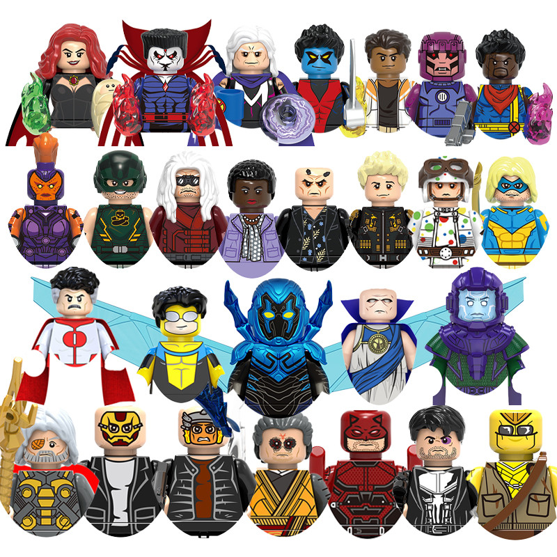 

G0041-0048 Blocks Zeus Bricks For Toys Nightcrawler Gifts Mini Action Figures Children Building Blocks For Party Gifts