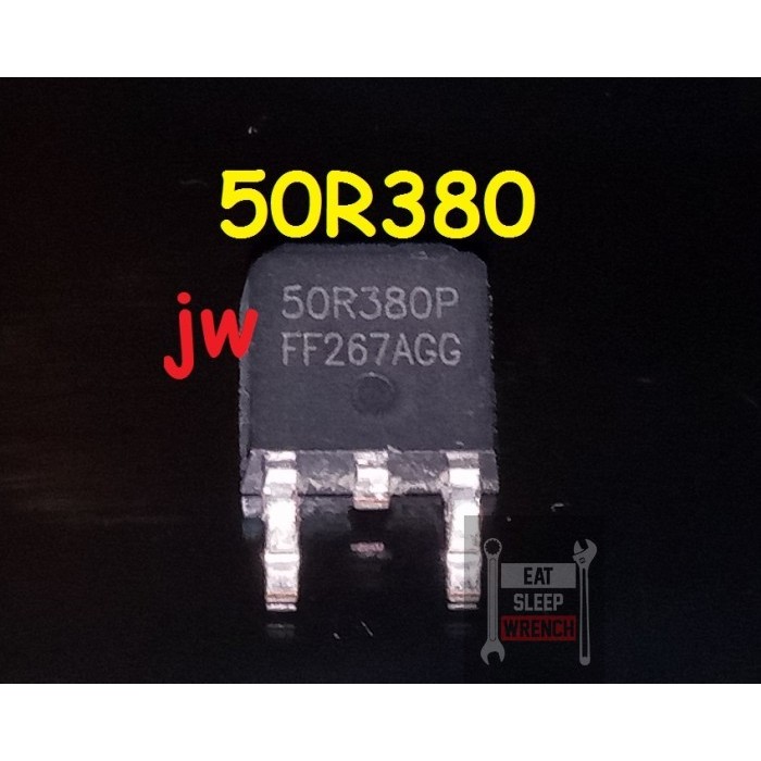 IC MOSFET 50R380P MMD50R380P 50R380 SMD TO-252 aneka IC dan Transistor