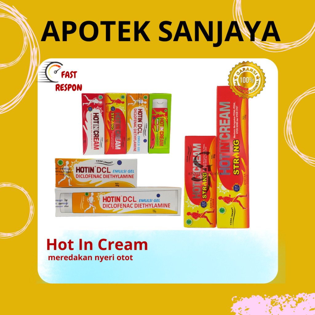 HOT IN CREAM ORIGINAL / STRONG / AROMATHERAPY / DCL / TUBE VARIAN
