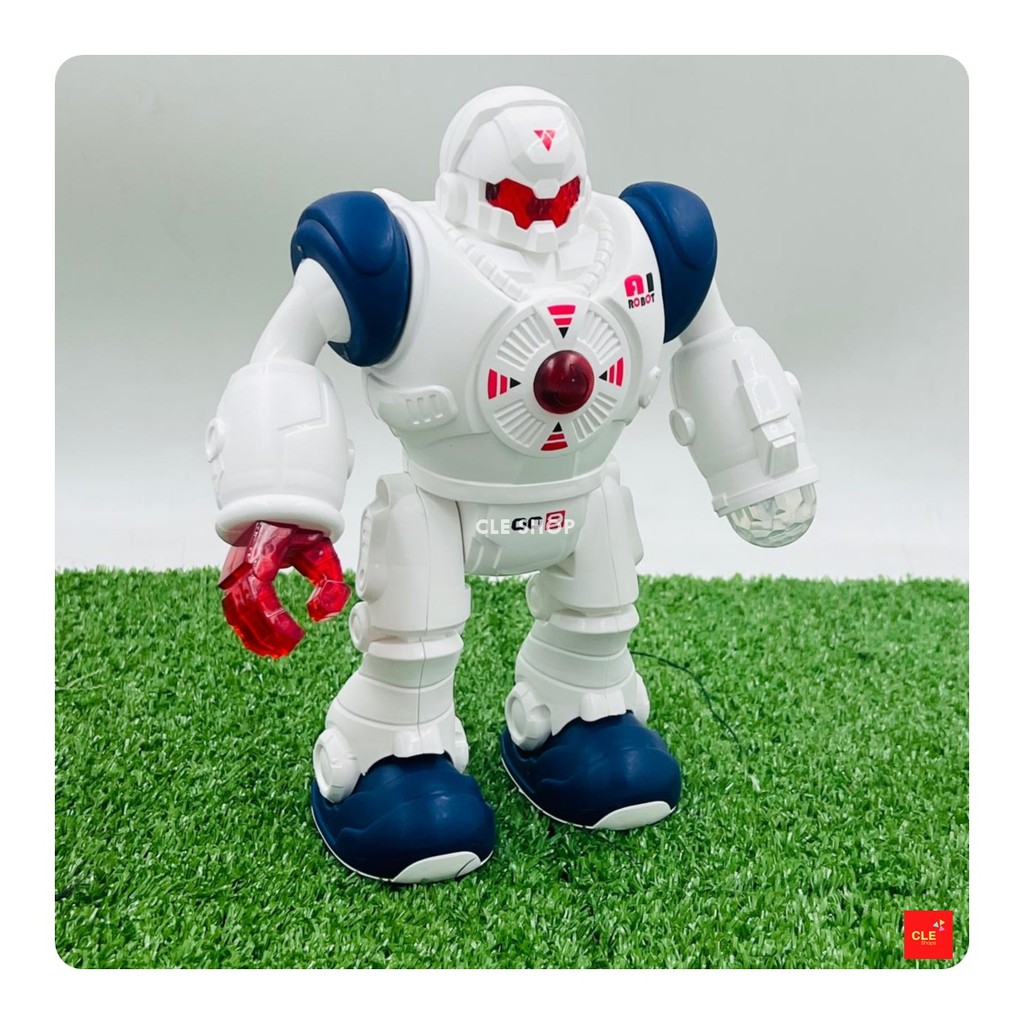 CLESHOP MAINAN ROBOT BATERAI / MAINAN ROBOT BISA JALAN