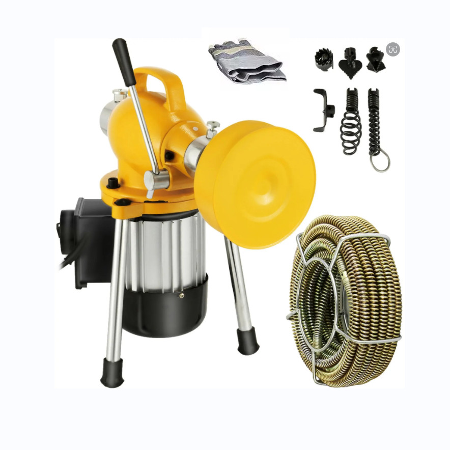 Drain Cleaner Machine Electric Pipe Dredging Sewer Tools Professional Clear Toilet Blockage Drain Cl