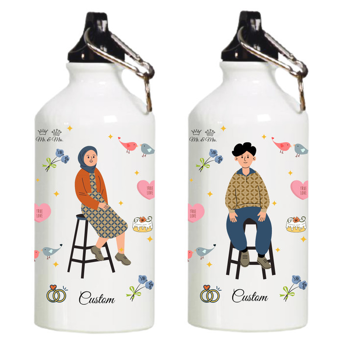Aksesoris Decor - [aikshop20_store] Kado Pernikahan / Tumbler Custom / Tumbler Couple / Wedding Gift