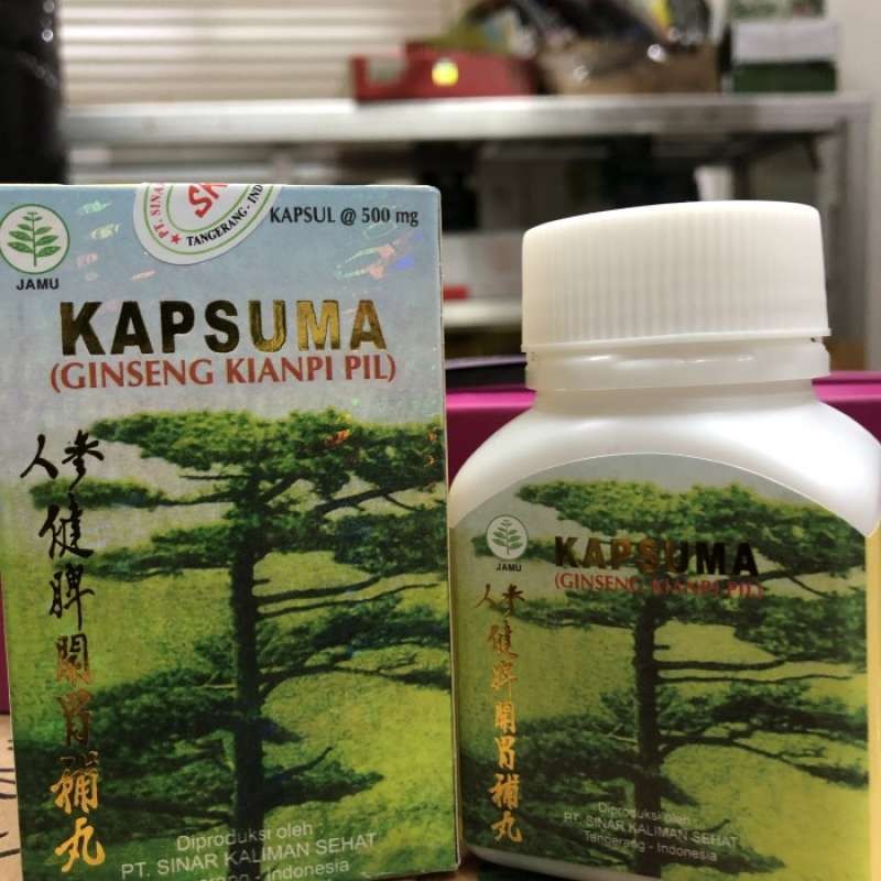 100% ORI READY BOSKUU TERMURAH DAN TERLARIS kapsuma ginseng kianpi pil