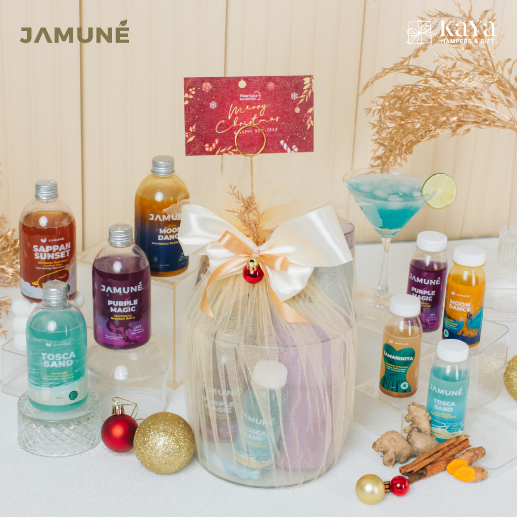 

Bucket Hampers Natal Minuman Jamu Jamune - Starlight Xmas