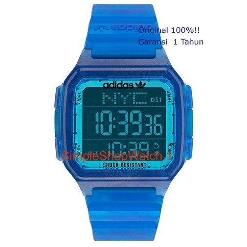 Original 100% Jam Tangan Pria Adidas AOST22047 DIGITAL ONE GMT  Garansi resmi 1 tahun