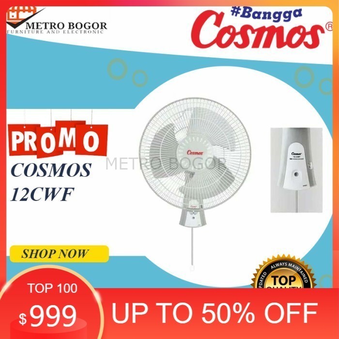 COSMOS Kipas Angin Dinding 12" 12-CWF / 12CWF / 12 CWF ORI