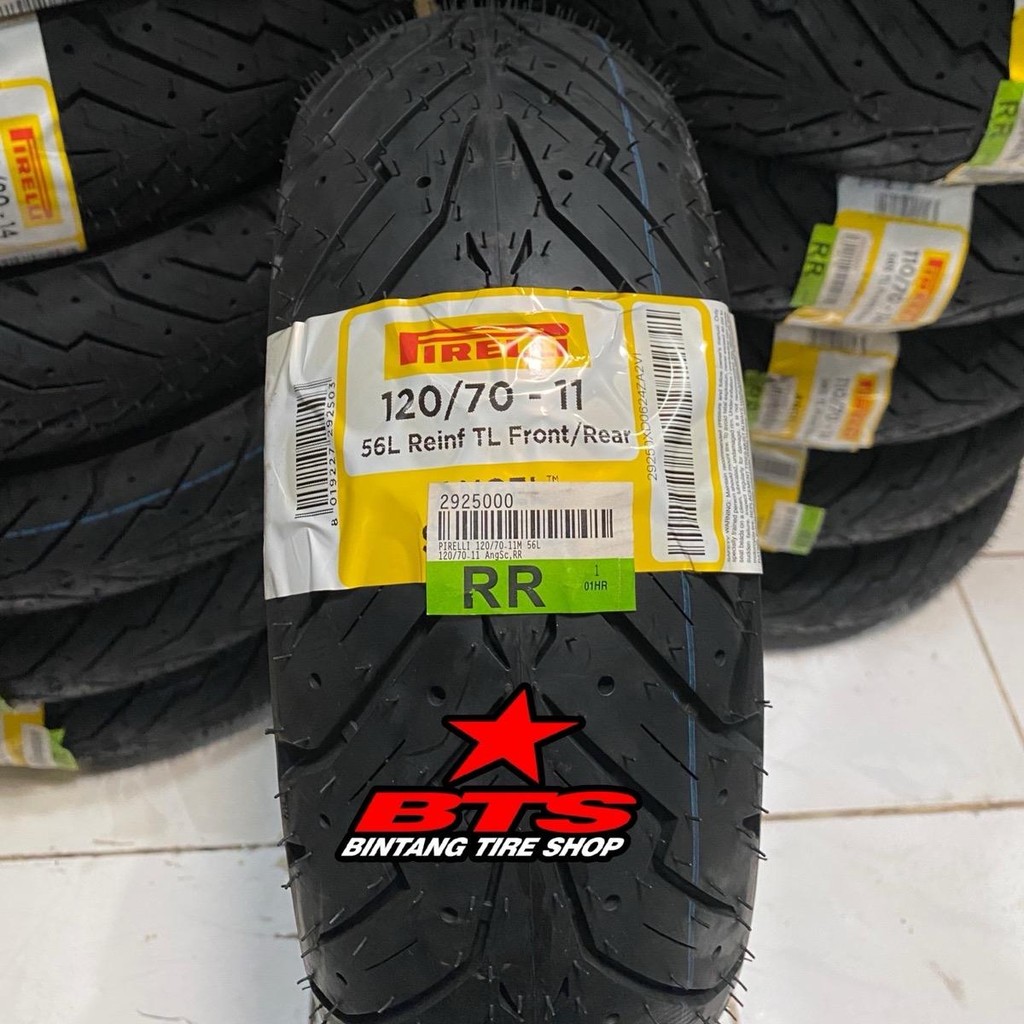Ban Pirelli 120/70-11 Angle Scooter Ban Vespa Matic Ring 11 TUBLES