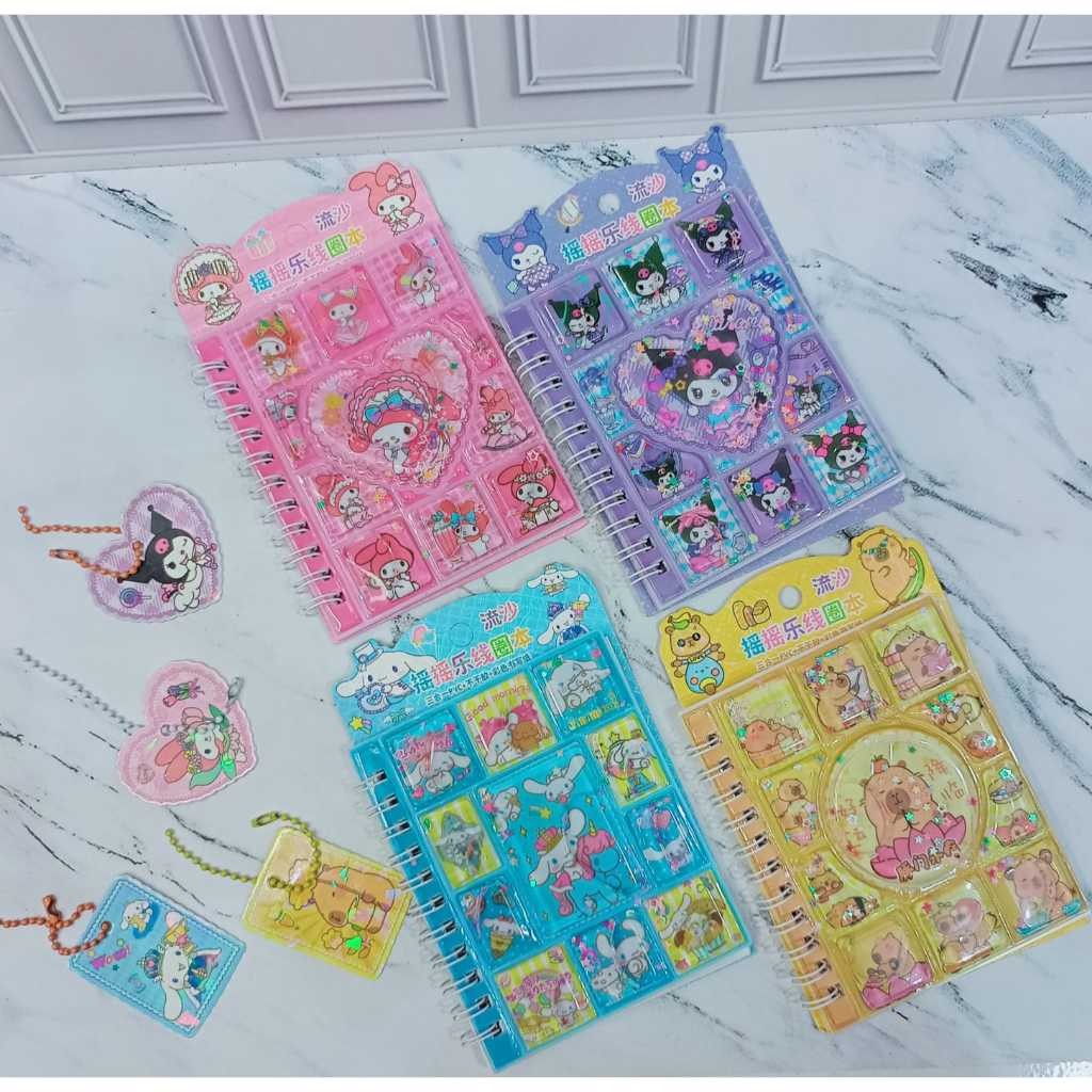 

Cod ing Note Book Sanrio Capy Bara Sticker Stiker Tempel Buku Catatan Karakter Kartun / Buku stiker