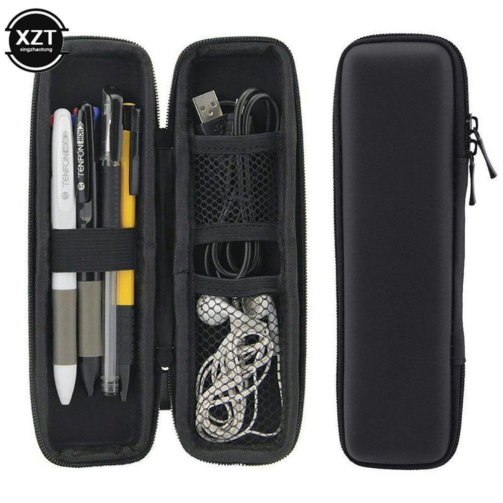 

Black EVA Hard Shell Data Cable Storage Pen Case Protection Suitcase Bag Storage Container Pen Ballpoint Pen Stylus Pencil Case