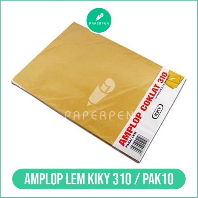 

[MS] Amplop Coklat Lem Kiky 310/Amplop Kertas Coklat