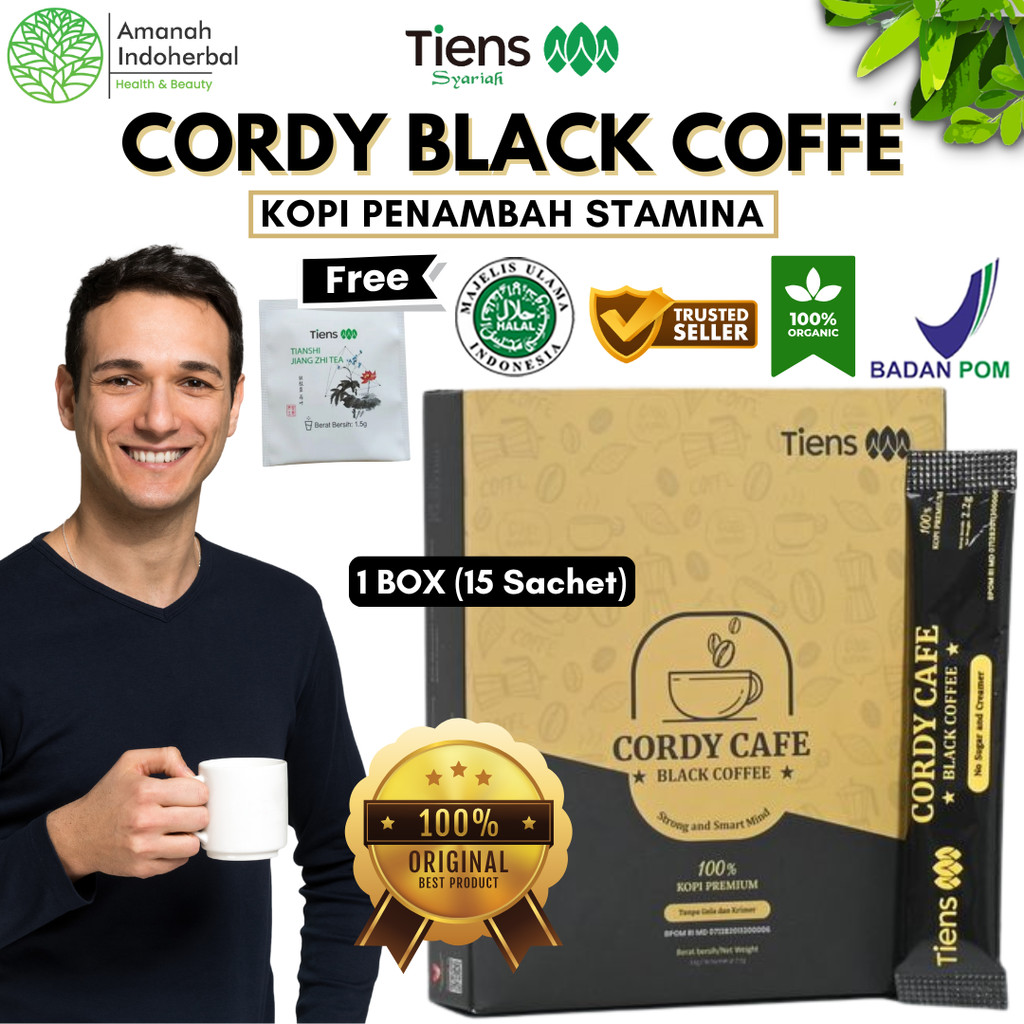 

Stamina Pria Kuat Alami Cordy Cafe Black Coffe - Kopi Hitam Stamina Pria dan Wanita - Cordyseps Kopi Hitam - Tiens Black Coffe - Jamu Stamina - Kopi Hitam Penambah Stamina - Tiens Black Coffe Original Termurah