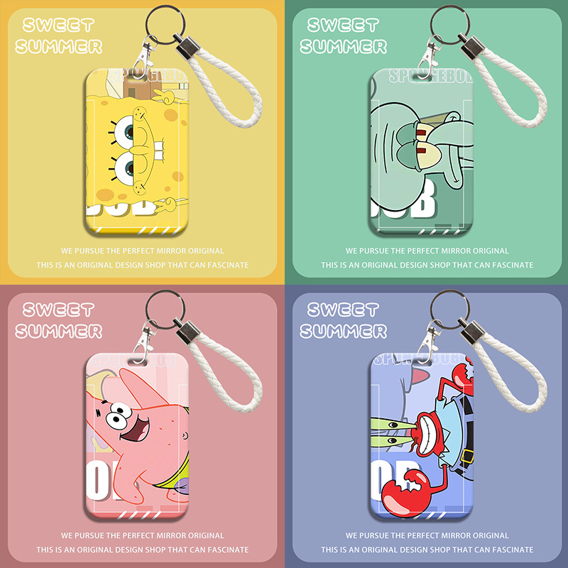 

ID CARD HOLDER, Tempat Kartu Seri Spongebob Kawaii, Cocok untuk Kantor/Sekolah, Tempat Kartu Nama, Tempat Kartu Pelajar, Tempat Kartu Akses, Tempat Kartu Kartun Kreatif