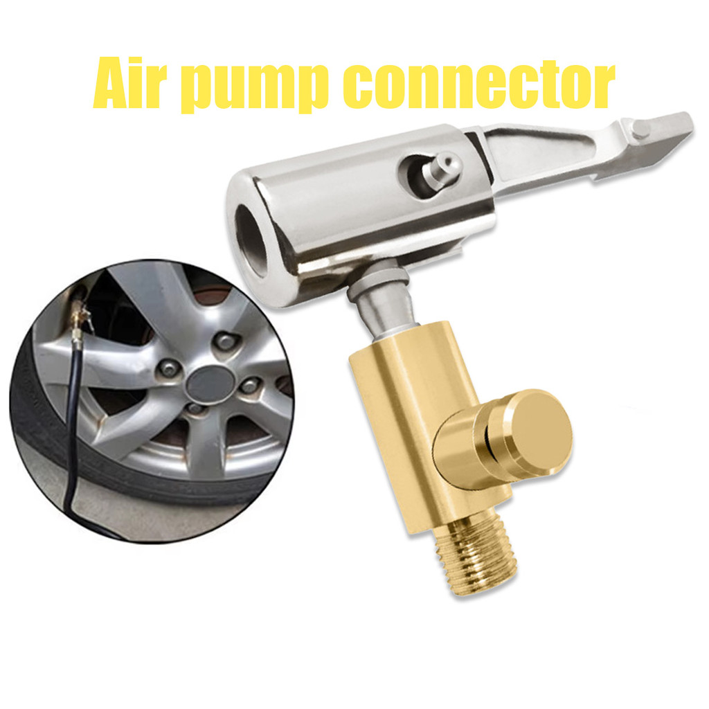 Adaptor Pompa Angin Mobil Ban Bisa kempes Kepala Slang Pompa Angin Pengisi Udara Ban Mobil Tire Chuc