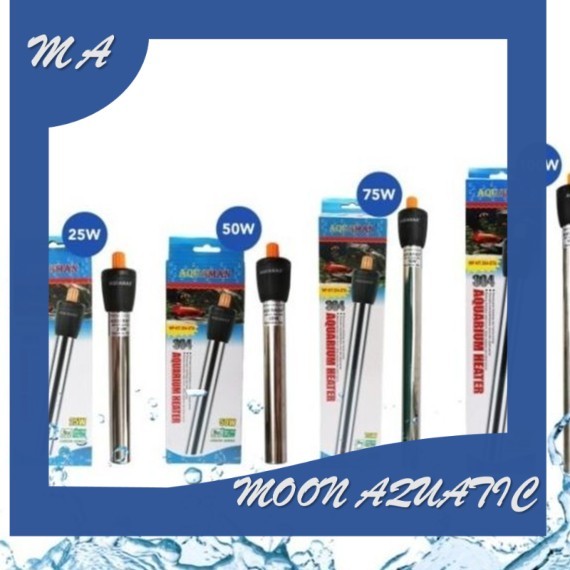 heater stainless heater aquarium AQUAMAN WP HT 304 STA 25 WATT 50 WATT 75 WATT 100 WATT STA heater s