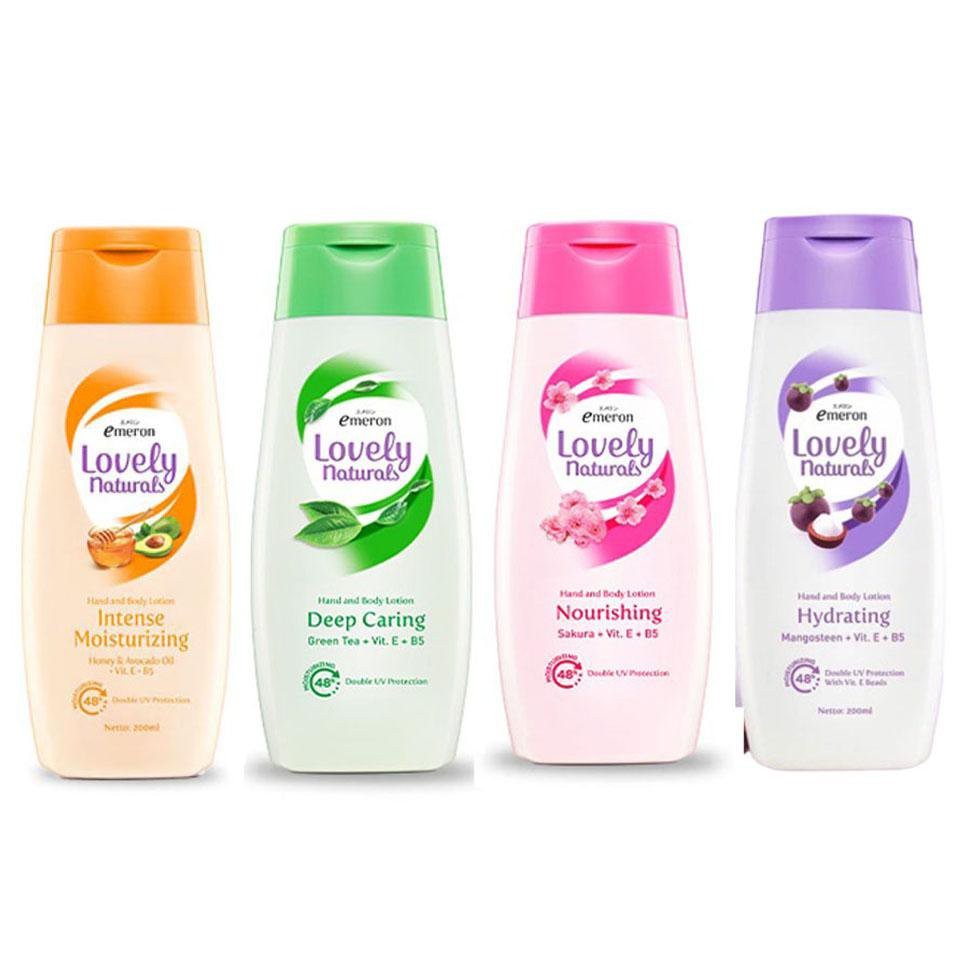 

Emeron lovely natural hand body lotion white uv jumbo 400 ml / 200ml / 100ml
