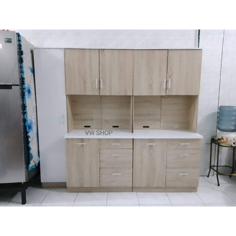 [MYMEBEL88] TOPPAN Lemari Sayur 2 Pintu - Rak Dapur Minimalis - Pirlo Kitchen Kabinet - Medan
