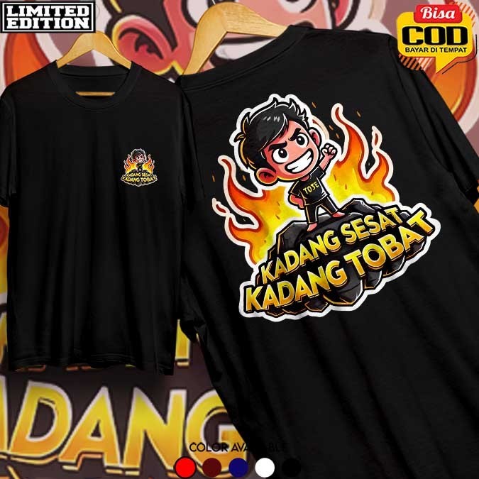 Kaos Kadang sesat kadang tobat, Kaos Kata-Kata Keren, Kaos distro unisex Pria wanita, Bisa COD