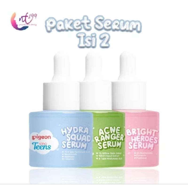 Pigeon Teens Paket Serum Anti Kulit Kusam Berjerawat 30ml