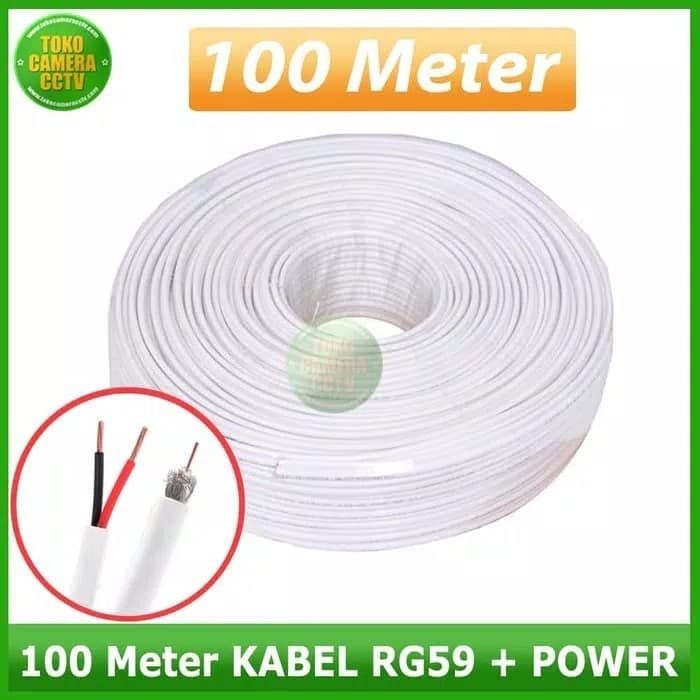 Kabel rg 59 + power rg 59 100m