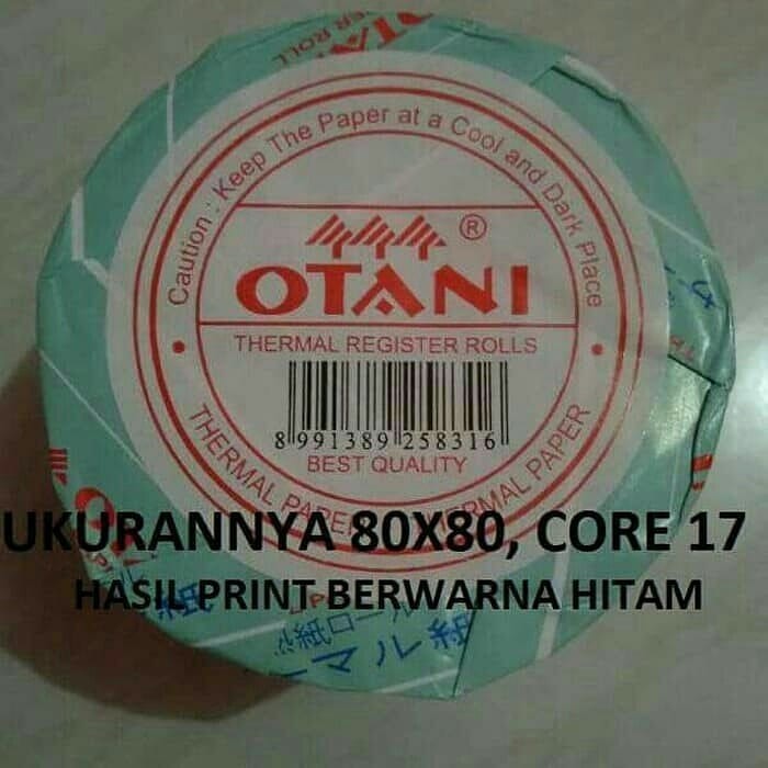 

best -Kertas Thermal 80x80 Core 17 Perdus Merk Otani